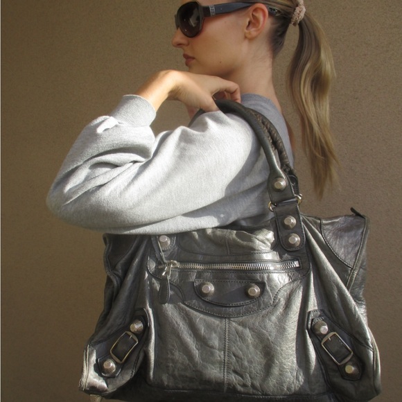 Balenciaga Giant Work Bag in Grey - Picture 2 of 9